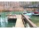 Private dock on the lake, offering convenient access to water activities and serene waterfront views at 4040 Merritt Dr, Cumming, GA 30041