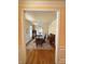 Formal dining room featuring hardwood floors, chandelier, and plenty of natural light at 2371 Bellefonte Ave # 61, Lawrenceville, GA 30043