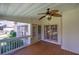 Covered porch with view of yard and windows at 427 Picketts Lake Dr, Acworth, GA 30101