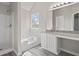 Bathroom with large soaking tub and a walk-in shower, offers plenty of space at 3649 Salem Glen Rd, Lithonia, GA 30038