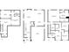 Detailed floor plan showcasing the layout of the home's three levels at 4160 Tilly Mill Rd, Atlanta, GA 30360