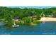 Lake view of beach and swimming area with playground, perfect for a Gathering day, showcasing a delightful outdoor experience at 4308 Southside Dr, Acworth, GA 30101