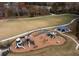 Aerial view of colorful playground with slides and climbing structures at 4308 Southside Dr, Acworth, GA 30101