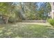 Well-maintained backyard with a wooden fence and mature trees at 4742 Balmoral Ne Way, Marietta, GA 30068