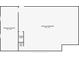 Floor plan of the basement, showing finished and unfinished areas at 1980 Two Springs Way, Lawrenceville, GA 30043