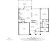 Detailed floor plan layout showcasing the home's spacious design and room dimensions for the first floor at 2964 Perimeter Cir, Buford, GA 30519