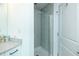 Close-up of a modern shower in a bathroom at 361 17Th St # 2122, Atlanta, GA 30363