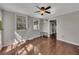 Spacious Living room featuring hardwood flooring and large windows at 3271 Sutcliffe Nw Rdg, Marietta, GA 30064