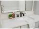 Modern bathroom sink with black faucet at 906 Bingham St, Woodstock, GA 30188
