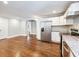 Bright, open floorplan with stainless appliances and hardwood floors at 1764 Springview Nw Rd, Atlanta, GA 30314