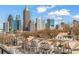 Breathtaking cityscape view featuring iconic skyscrapers and charming residential streets at 223 16Th Nw St # 2, Atlanta, GA 30363