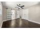 Bright bedroom featuring hardwood floors and modern design at 2682 Miriam Lane Ln, Decatur, GA 30032