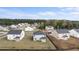 An aerial view of a residential area with well-maintained lawns and newly constructed homes at 617 Kimberwick Dr, Locust Grove, GA 30248