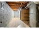 Unfinished basement with concrete walls and floors; ready for customization at 1492 Cobb Branch Dr, Decatur, GA 30032
