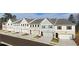 Charming new townhomes with attached garages and a landscaped lawn at 4541 Moray Dr, Mableton, GA 30126