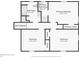 Detailed floor plan displaying bedrooms, bathrooms, and closet dimensions on second floor of home at 2248 Bethel Rd, Conyers, GA 30012