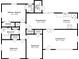 Detailed floor plan showcasing the layout of the home, including bedrooms, bathrooms, and living spaces at 1690 Carter Rd, Decatur, GA 30032