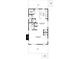 Detailed floorplan displaying the home's layout, including living, dining, and kitchen areas at 3040 Washington Rd, Atlanta, GA 30344