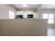 View of kitchen features white cabinetry, black appliances, and modern finishes at 3040 Washington Rd, Atlanta, GA 30344