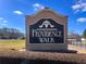 Elegant Providence Walk community entrance sign with manicured landscaping at 6188 Riddle Ct, Douglasville, GA 30134