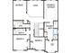 Detailed upstairs floor plan showcasing bedrooms, bathrooms, closets, and retreat at 206 Wild Ginger Bend, Woodstock, GA 30188