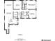 Second floor floorplan featuring a kitchen, dining room, living room and three bedrooms at 2419 Edgewater Sw Dr, Atlanta, GA 30311