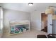 A sunlit bedroom featuring a bunk bed and views of a hallway space at 8605 Gladden Ln, Suwanee, GA 30024