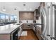 Stylish kitchen featuring stainless appliances and quartz countertops at 270 17Th Nw St # 2601, Atlanta, GA 30363