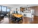 Spacious open-concept with a dining table and great natural light at 270 17Th Nw St # 2601, Atlanta, GA 30363