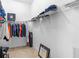 Spacious walk-in closet featuring metal shelving and ample space for clothes and accessories at 270 17Th Nw St # 2601, Atlanta, GA 30363