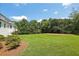 Expansive backyard with lush green lawn, ideal for outdoor activities and entertaining at 765 Hembree Rd, Alpharetta, GA 30076