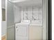 Convenient in-unit laundry closet with a washer and dryer at 3527 Essex Ave # 74, Atlanta, GA 30339