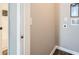 Unfinished Laundry Room with hookups and tile accent from the nearby bathroom at 403 Westchester Nw Blvd, Atlanta, GA 30314