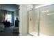 Shower with glass door attached to main bedroom at 524 Lanier Way, Temple, GA 30179