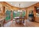 Bright dining area with wooden table and chairs at 6791 Yacht Club Dr, Acworth, GA 30102