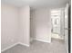 Bedroom leads to a view of the bathroom at 3265 Newcastle Way, Snellville, GA 30039