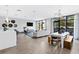 Stylish common area with open layout, modern furnishings, and access to outdoor seating at 775 Juniper Ne St # 334, Atlanta, GA 30308
