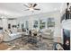 Bright living room featuring a fireplace, neutral furniture, lots of windows and decorative rug at 2759 Porches Ln, Dacula, GA 30019
