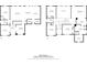 Two-story home floor plan showing layouts for both floors, including bedrooms, living spaces, and bathrooms at 614 Edgemore Rd, Canton, GA 30114