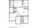 Detailed second floor plan featuring bedrooms, bathrooms, loft and library for comfortable Gathering living at 5315 Austrian Pine Ct, Cumming, GA 30040