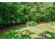 Spacious backyard with mature trees at 5730 Paces Pl, Suwanee, GA 30024