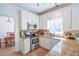 Granite countertops and stainless steel appliances in this well-lit kitchen at 5730 Paces Pl, Suwanee, GA 30024