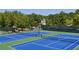Well-maintained tennis courts offer a venue for friendly matches and enhance the community's appeal with outdoor activities at 5730 Paces Pl, Suwanee, GA 30024