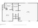 Basement floor plan featuring a bedroom, bathroom, laundry room, and garage at 8740 Jenkins Rd, Winston, GA 30187