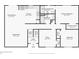 First floor plan featuring kitchen, dining room, living room, office, and bedrooms at 8740 Jenkins Rd, Winston, GA 30187