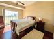 Cozy bedroom features hardwood floors, natural light, and ample closet space at 195 14Th Ne St # Ts8, Atlanta, GA 30309