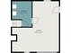 Floor plan of the basement shows a laundry room and a garage with space of 21.5' x 23.2' at 620 Bell Se Rd, Conyers, GA 30094