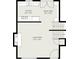 Floor plan of the first floor shows the kitchen, dining room, and the living room at 620 Bell Se Rd, Conyers, GA 30094