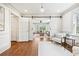 Sitting room features hardwood flooring, and decorative molding and trim at 1771 Mount Vernon Rd, Atlanta, GA 30338