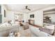 Bright living room with decorative molding and hardwood floors at 1771 Mount Vernon Rd, Atlanta, GA 30338